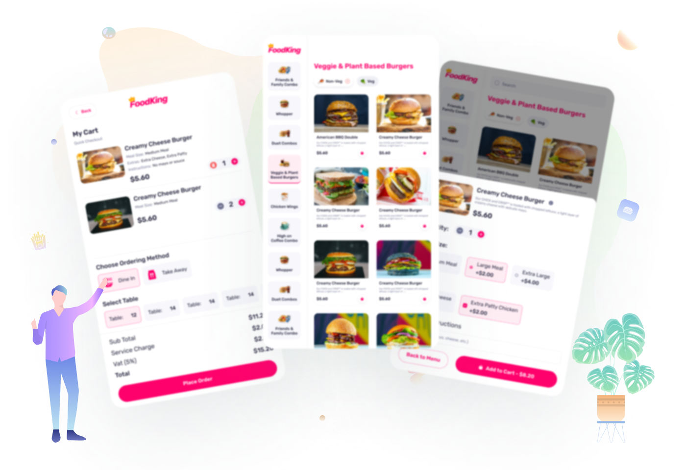 Restaurant Self Ordering Kiosk Flutter App