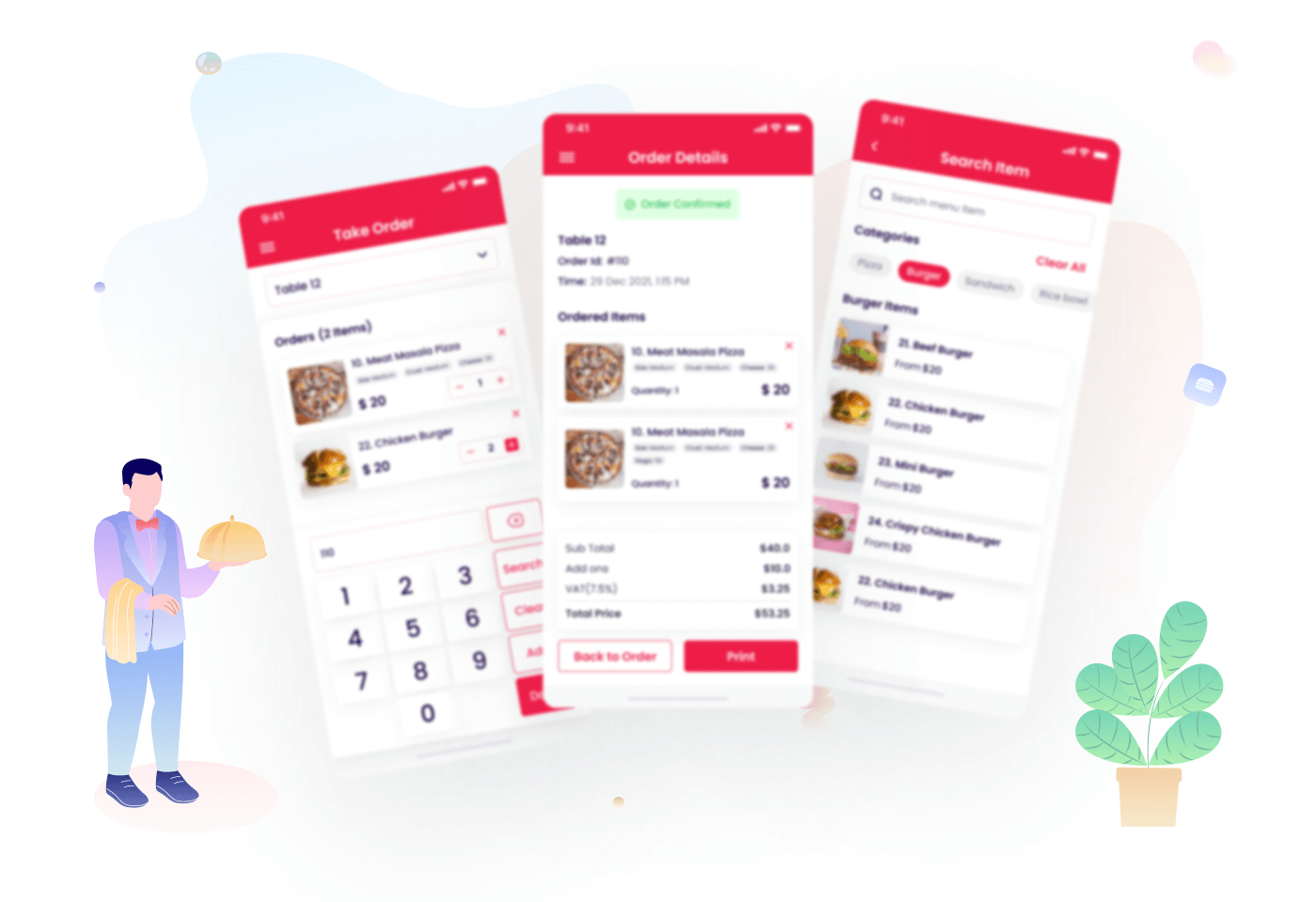 Table Order/Waiter Point Of Sale App